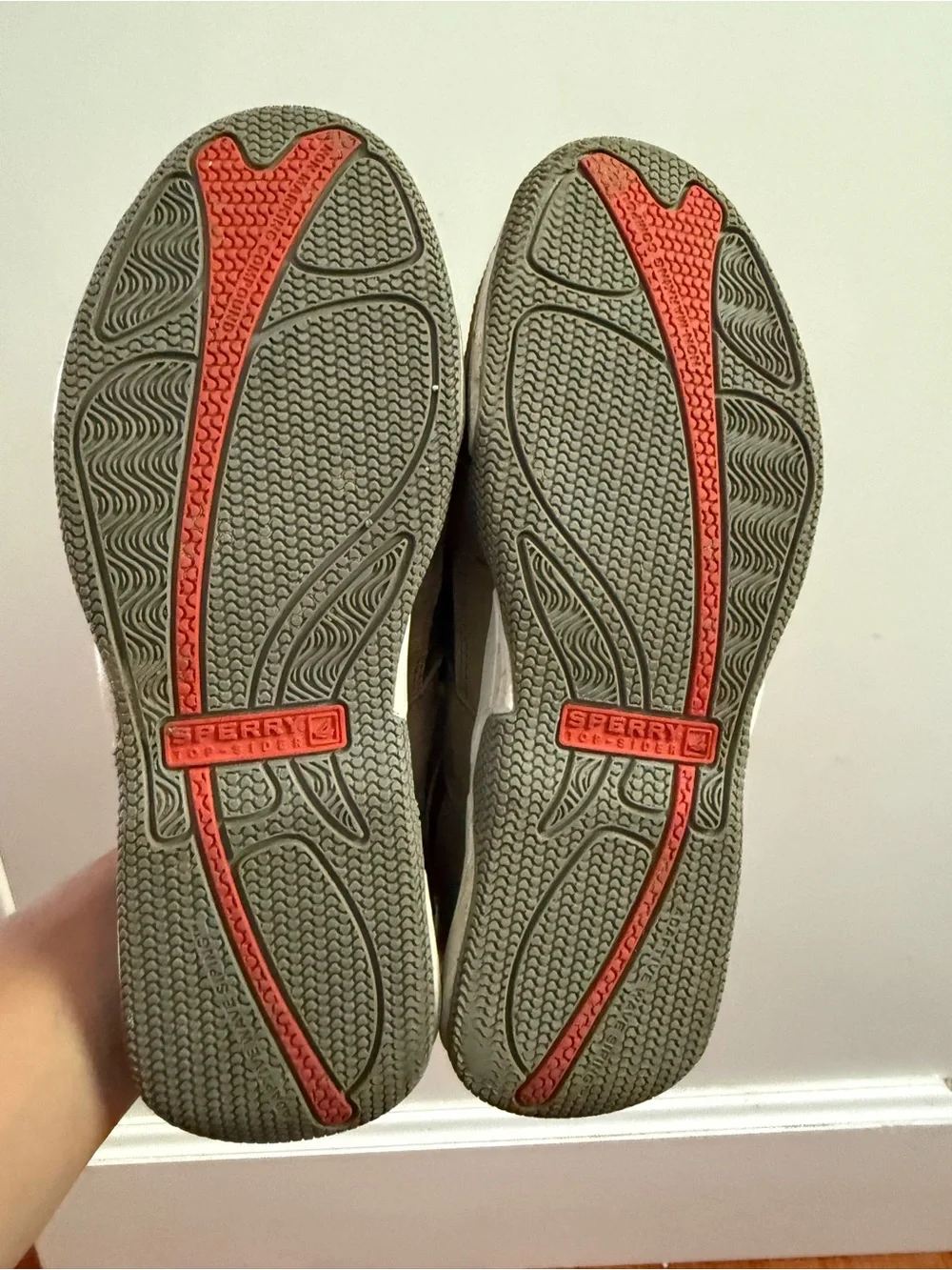 Sperry Top Sider Mens 10.5 M Sea Kite Sport Moc Boat Shoe Gray Leather Comfort